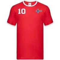 Blondie & Brownie T-Shirt Herren Norwegen Sport Trikot Fußball Meister WM Europa EM