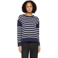 Cartoon Strickpullover Damen mit Rundhalsausschnitt (1-tlg)