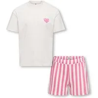 KIDS ONLY Schlafanzug KOGRILA NIGHTWEAR TOP/SHORTS SET JRS