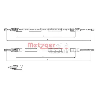 Metzger Handbremsseil hinten Renault Espace 3