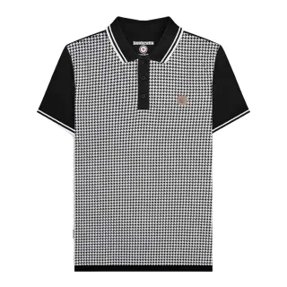 Lambretta - "SS24" Poloshirt für Herren (Schwarz/Weiß)