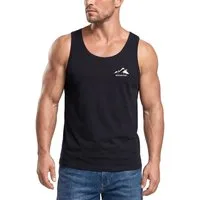 Neverless Tanktop Tanktop Herren mit Grafik-Print - Design Minimalistic Mountain- mit Print