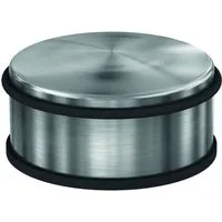 BASI Bodentürstopper Türpuffer, Türstopper (Packung, 1 St), aus Edelstahl mit Gummi-Schutz, extra schwer und rutschfest, 1 KG