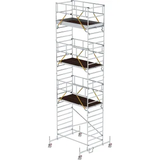 Munk Rollgerüst SG 1,35 x 2,45 m mit Fahrbalken & Doppel-Plattform - 174737