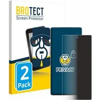 BROTECT Displayschutzfolie Sichtschutzfolie für ZTE Nubia Red Magic 11 Pro Plus, 2 Stück, Anti-Spy Privacy Sichtschutz Blickschutzfolie Blaulicht-Schutz