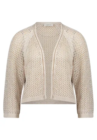 CARTOON - Strick-Cardigan Safari Beige - Gr. - 38
