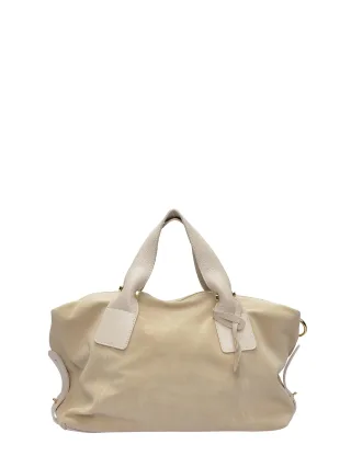 Anna Luchini Beige Rindsledertasche