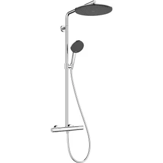 hansgrohe Raindance Alive S Puro Showerpipe 300 1jet 24593000 EcoSmart mit Ecostat Element, 8 l/min, Chrom