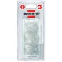 Steckdosen-Kinderschutz, Abdeckung transparent, 6 Stück