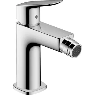 hansgrohe Logis Bidet-Einhebelmischer 71201000 mit Zugstangen-Ablaufgarnitur, chrom