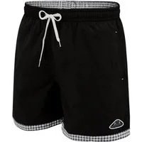 Mount Swiss Badeshorts Mount Swiss hochwertige Männer Badehose LUKAS mit Sun-Protection I (1-St)