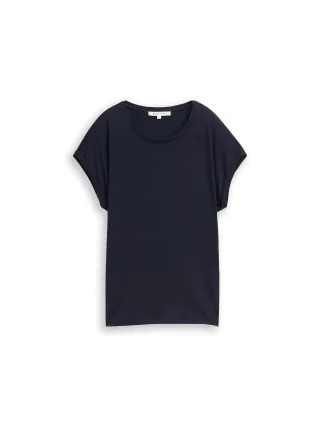 Denim Tom Tailor - Loose Fit T-Shirt sky captain blue - Gr. - M