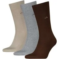 Calvin Klein Socken CK MEN SOCK (3 Paar) uni, Cotton-Mix, breiter Bund