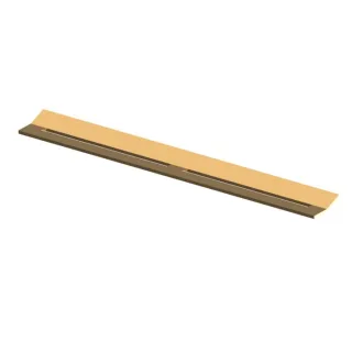 TECE drainprofile Profildeckel 675013 Polished Gold Optic / Gold Optik, mit PVD, für Duschrinne