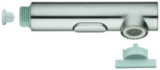 Grohe Spülbrause 48474 ausziehbare Spülbrause 2 Strahlarten supersteel, 48474DC0 48474DC0