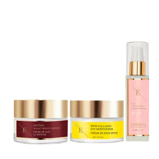 SPF 50 Kollagen Tagescreme 50ml + Retinol Nachtfeuchtigkeitscreme 50ml + EGF CELL EFFECT SERUM 60ml