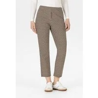 Stehmann 3/4-Hose mit Minial-Muster