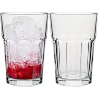 KONZEPT Gläser-Set Wassergläser Set 320ml Transparent - Trinkgläser, 6-tlg., Set Gläser für Wasser, Saft und Cocktails