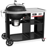 Holzkohlegrill Performer Premium Smart schwarz/silber, Ø 57cm