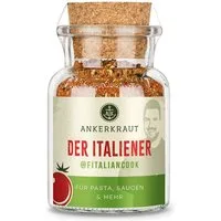 Ankerkraut Gewürz Der Italiener by Fitaliancook, 75g im Korkenglas, Ankerkraut Gewürzzubereitung nach italienischer Art