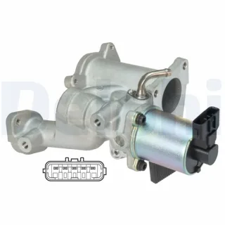 Delphi AGR-Ventil Opel Astra Meriva 1,7