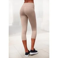 LASCANA Caprileggings mit breitem weichem Bündchen, Loungewear