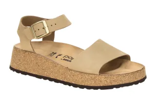 Birkenstock 1022966 BS Glenda_Pap Damen Sandale Beige - sandcastle | Plateau-...