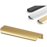 Prima-Online Möbelgriff Möbelgriff Griffleiste Aluminium Gold gebürstet 52-1200mm Küchengriff