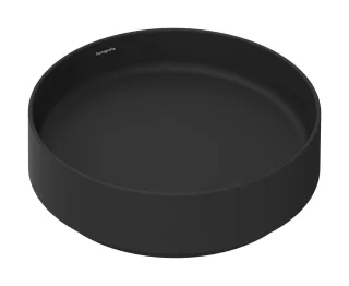 Hansgrohe Xuniva Evo S Aufsatzwaschtisch 400/400 ohne Hahnloch und Überlauf, Mattschwarz, 60323670 60323670