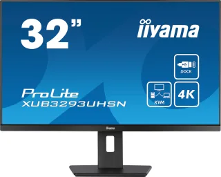 iiyama ProLite XUB3293UHSN-B5 Monitor 80cm (31.5") 4K UHD | xub3293uhsn-b5 | IPS - 4ms