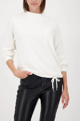 monari - Sweatshirt mit 3D-Druck off-white - Gr. - 44