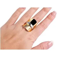 Adelia´s Fingerring Damen Ring aus Edelstahl