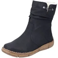 Rieker Winterboots mit kontrastfarbener Rahmennaht