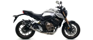 Sport Auspuff Komplettanlage Arrow Thunder Black Honda CB 650 R / CBR 650 R Bj.19-23 RH01/02 EURO4/5