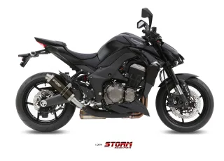 Sport Auspuff Storm by MIVV GP BLACK Kawasaki Z 1000 Bj.2014-2020 EURO3/EURO4 eintragungsfrei+ABE