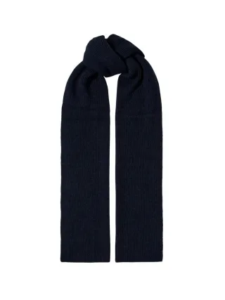 selected men - Schal aus Wollmischung - Slhcray blau - Gr. - ONE SIZE