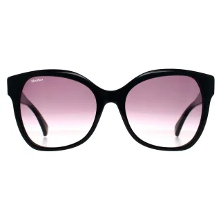 Max Mara Butterfly Womens Shiny Schwarz Rauch Grau Gradient MM0014 Emme3