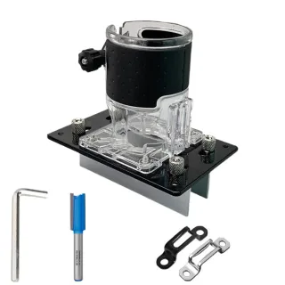 Portable Invisible Connector 2 in 1 Slotter Punch Locator Furniture Trimming Machine Slotting Milling Woodworking Tools