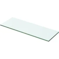 vidaXL Regal Regalboden Glas Transparent 50x12 cm, 1-tlg.