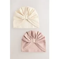 Next Erstlingsmütze Turbanmützen, 2er-Pack (2-St)