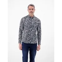 LERROS Langarmhemd mit All-Over Print