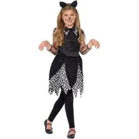 Smiffys Kostüm Glitzer Katze - Fasching Karneval Kostüm Leopard, Voll selten: Ein glitzerndes Leoparden-Panther-Kätzchen!