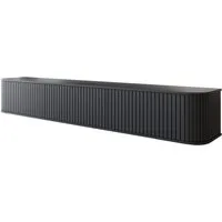 MOEBLINE Lowboard Hängender TV Kommode ZILLO 215 Schwarz