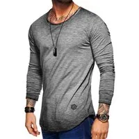 Style-Division Longsleeve SDDENTON Basic O-Neck im Oversize-Look