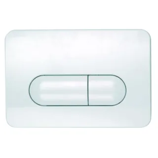 Mepa MEPAspace Betätigungsplatte 420851 für UP-Spülkasten B21, weiß, 2-Mengen