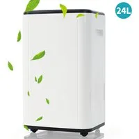 Merax Luftentfeuchter elektrisch inkl. Timer mit 3 Programme, LED-Display, Entfeuchtung 25,00 l/Tag, Tank 6,00 l, Raumentfeuchter für 26, mit Filter