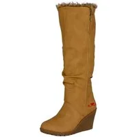 LOVENESS Winterstiefel L85 Damenwinterstiefel Fellstiefel Damen Stiefel Winterstiefel Wundrschönes Kunstfell Warm gefüttert