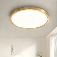 JDONG LED Deckenleuchte Flach Rund Ø23CM/30CM/40CM/50CM/60CM Deckenlampe, Rund Flach, 4000K Neutralweiß, Lamp für Wohnzimmer Schlafzimmer Küche Balkon Büro Flur