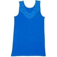 Toker Collection® Achselhemd Damen Unterhemd mit extra breiter Spitze (1 Stück, einzeln gepackt) Spitze in vielen Varianten