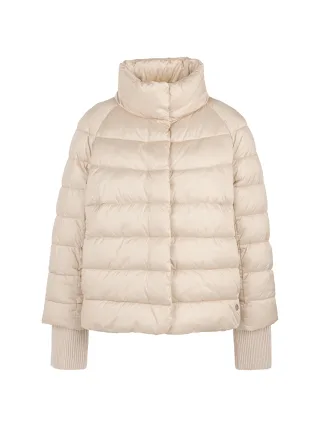 Marc Cain Additions - Steppjacke mit Kunstdaune oat milk - Gr. - 38